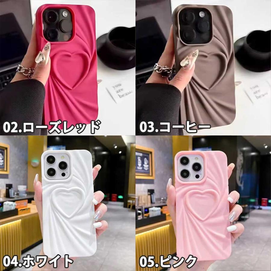 iPhone ハート キャンディー ソフト マット シリコン 全5色 ケース 17