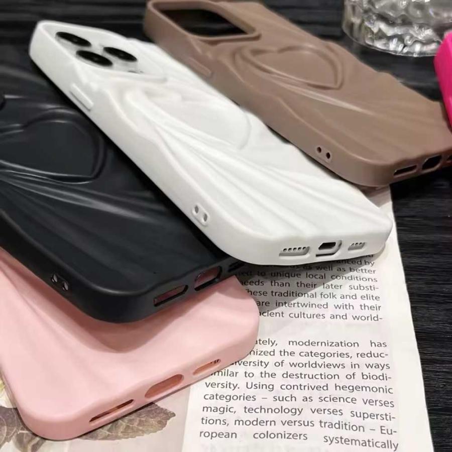 iPhone ハート キャンディー ソフト マット シリコン 全5色 ケース 17