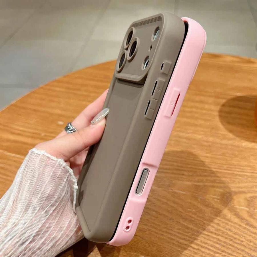 iPhone TPU ソフト シリコン キャンディーカラー シンプル ケース 全7