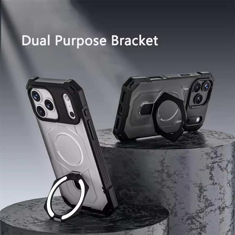Coque De Protection Hybride Semi-transparente Avec Cadre Métal Pour IPhone 17/17Pro/17ProMax - Neuf