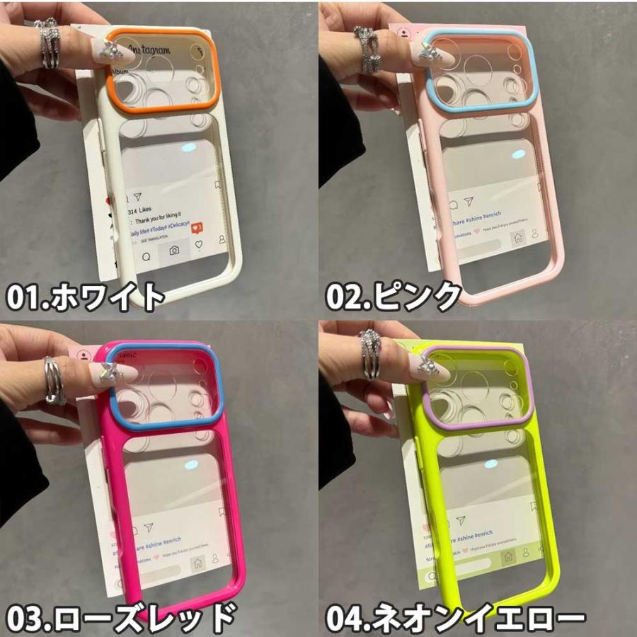 iPhone PC シンプル クリア 透明 フルカバー ケース 全8色 18Pro