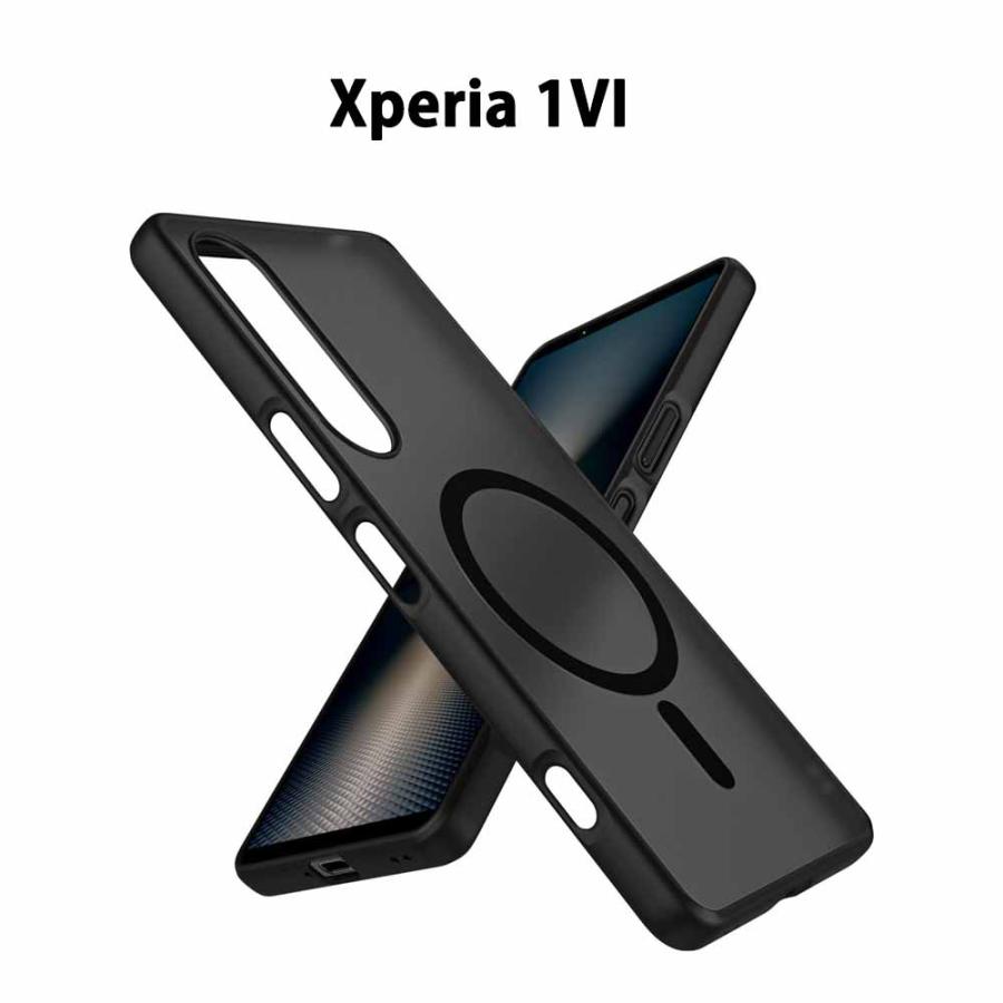 即納 ソニー エクスペリア 1VI / 1V ケース PC 半透明 マット 黄変防止