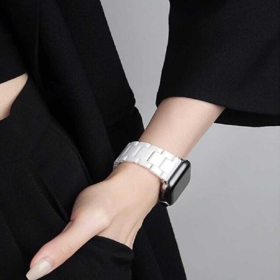 即納 Apple Watch アップルウォッチ セラミック製 ホワイト バンド 38