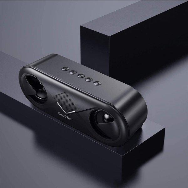 即納 無線 ワイヤレス スピーカー Bluetooth ブラック MicroSD/AUX入力