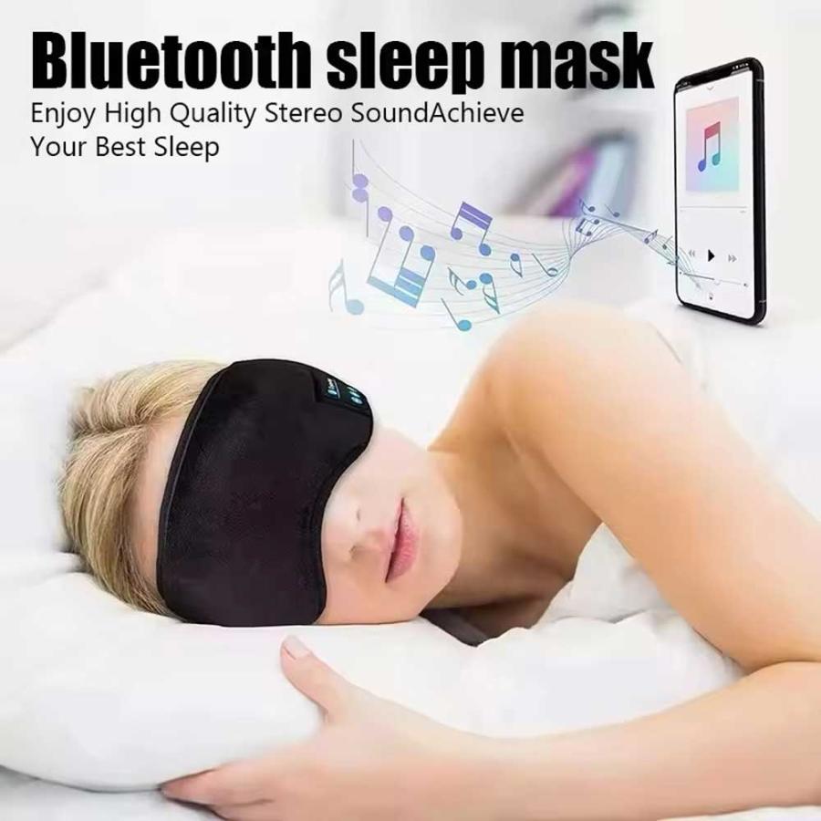 スリープ アイマスク ヘッドホン 一体型 Bluetooth ワイヤレス 無線 全
