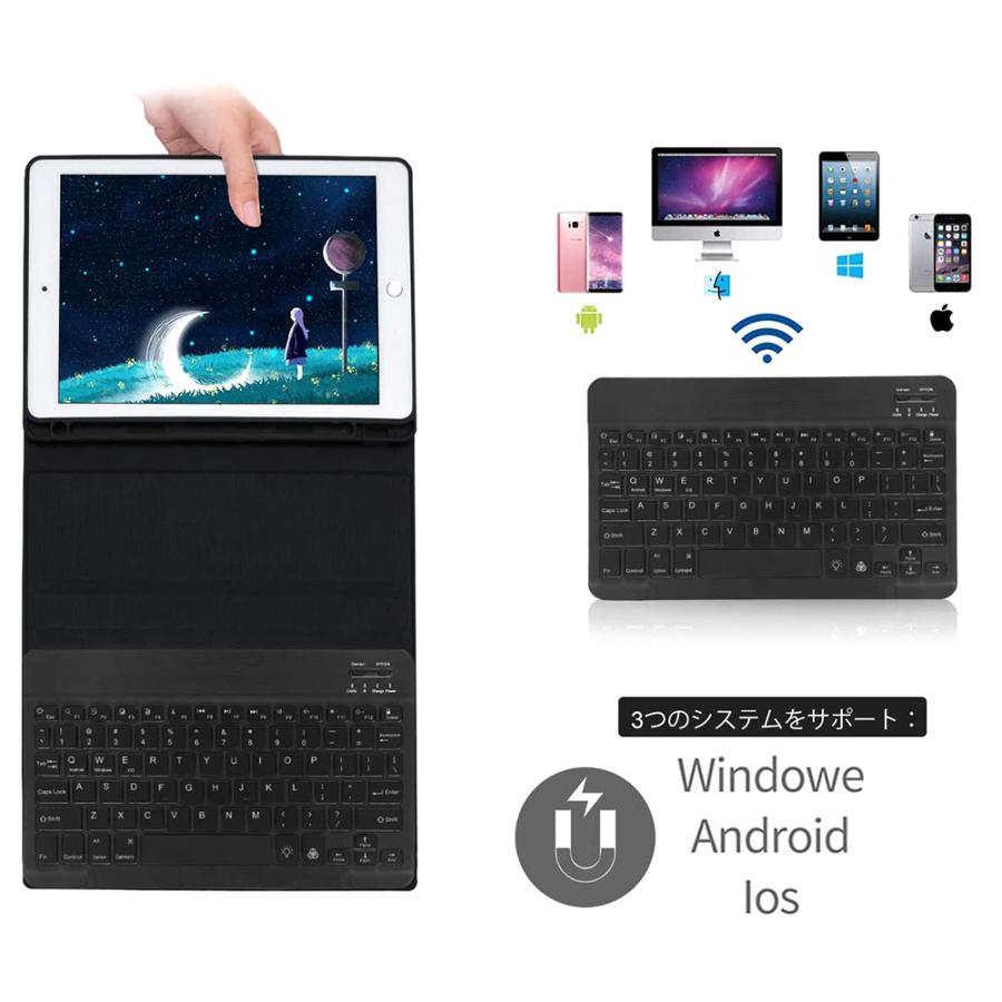 即納 iPad 10.2インチ 第8/7世代 対応 ケース Bluetooth キーボード