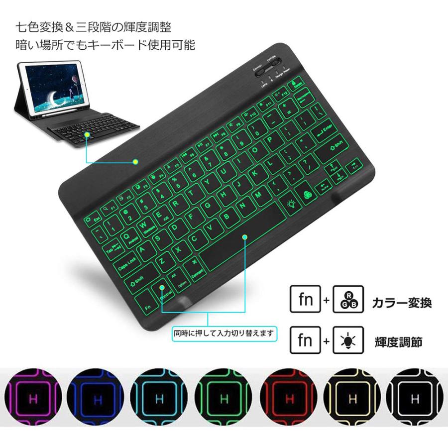 即納 iPad 10.2インチ 第8/7世代 対応 ケース Bluetooth キーボード