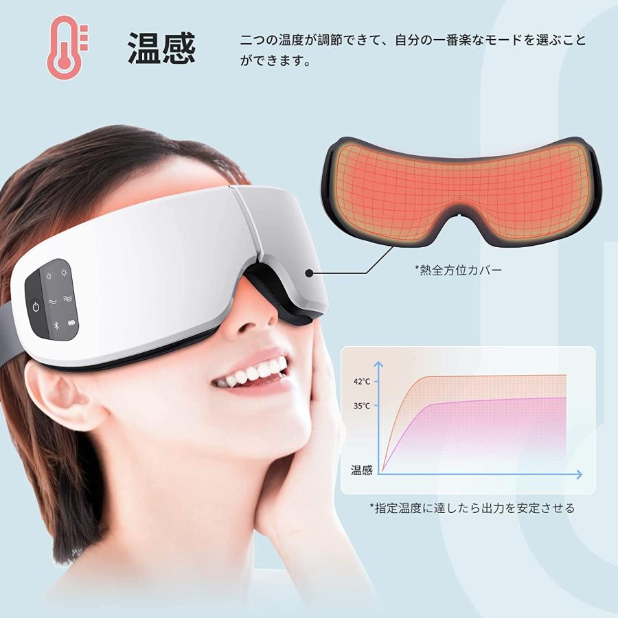 改良版 ホットアイマスク スリープ アイマスク ヘッドホン 一体型