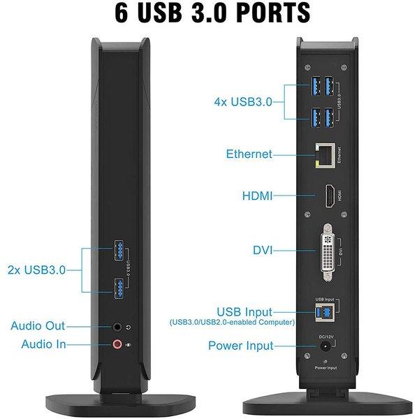 即納 USBハブ ドッキングステーション USB3.0 11ポート Win対応