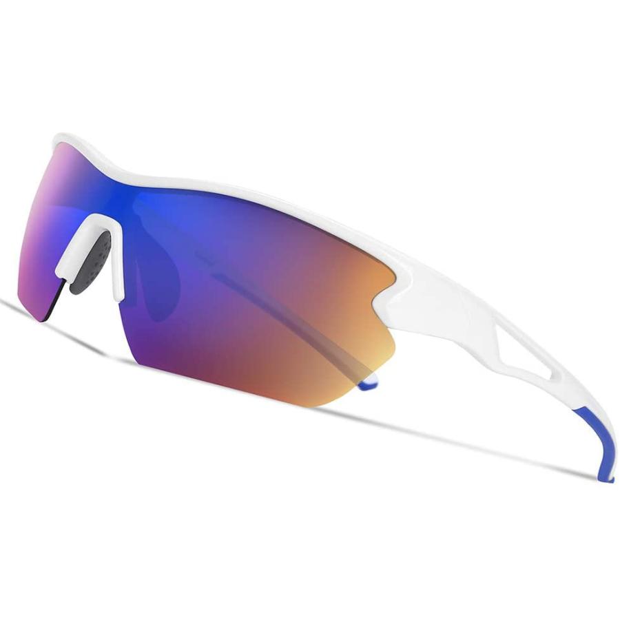 スポーツ用サングラス ホワイト/パープル/ブルー sng-spsg-ph9055k.jpg