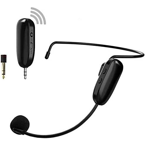 Android/iPhone 対応 UHF ワイヤレスマイク ヘッドセット