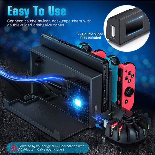 即納 任天堂 Nintendo Switchドック Joy-Con 充電スタンド ブラック