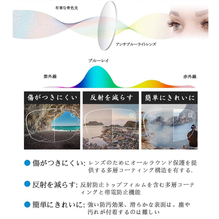 即納 ブルーライトカット メガネ メンズ レディース 男女兼用 ローズゴールド ブルーライト PCメガネ 眼鏡 視力保護 睡眠改善 眼精疲労 ...