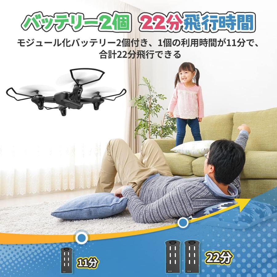 即納 ドローン マルチコプター 室内/屋内向け カメラ付き 小型