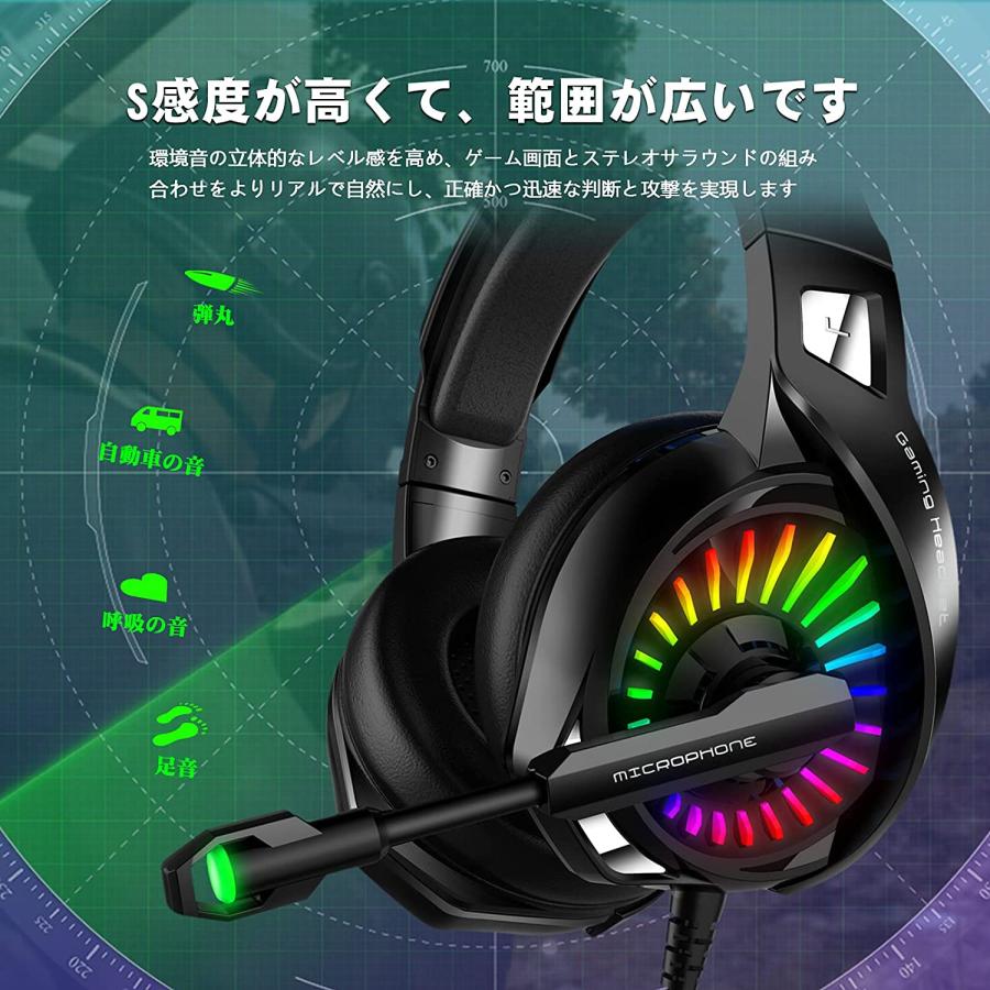 ゲーミングヘッドセット ヘッドセット 3.5mmコネクタ マイク内臓