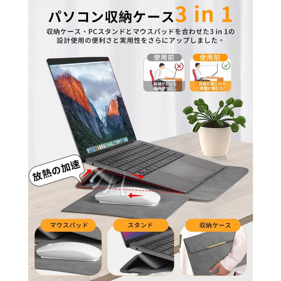 即納 MacBook Air / Pro13~14インチ対応 スリーブケース ケース カバー