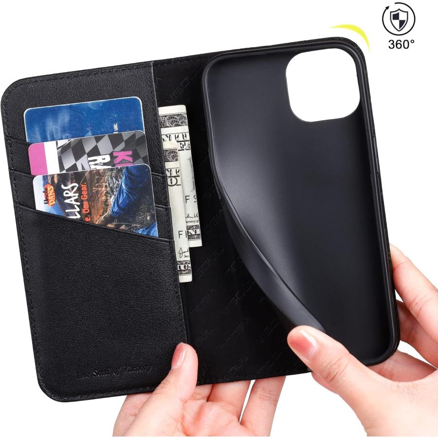 手帳型 フリップケース カーボン デザイン iPhone 13/13Pro/13ProMax