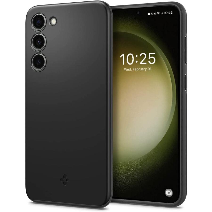 即納 ギャラクシー Galaxy シュピゲン Spigen シンフィット/ブラック