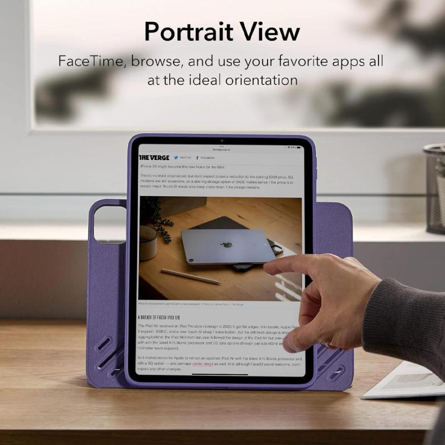 即納 iPad ケース PC マグネットカバー 回転式 角度調整可能 Air13