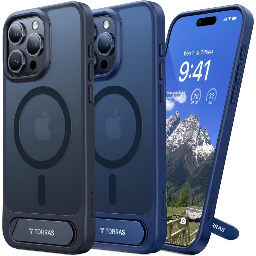 即納 iPhone 半透明 マット仕上げ マグネット内蔵 MagSafe対応