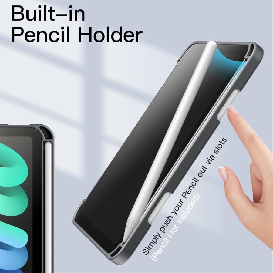 即納 iPad mini 7(A17 Pro) / 6 アイパッド ミニ ペンホルダー PU