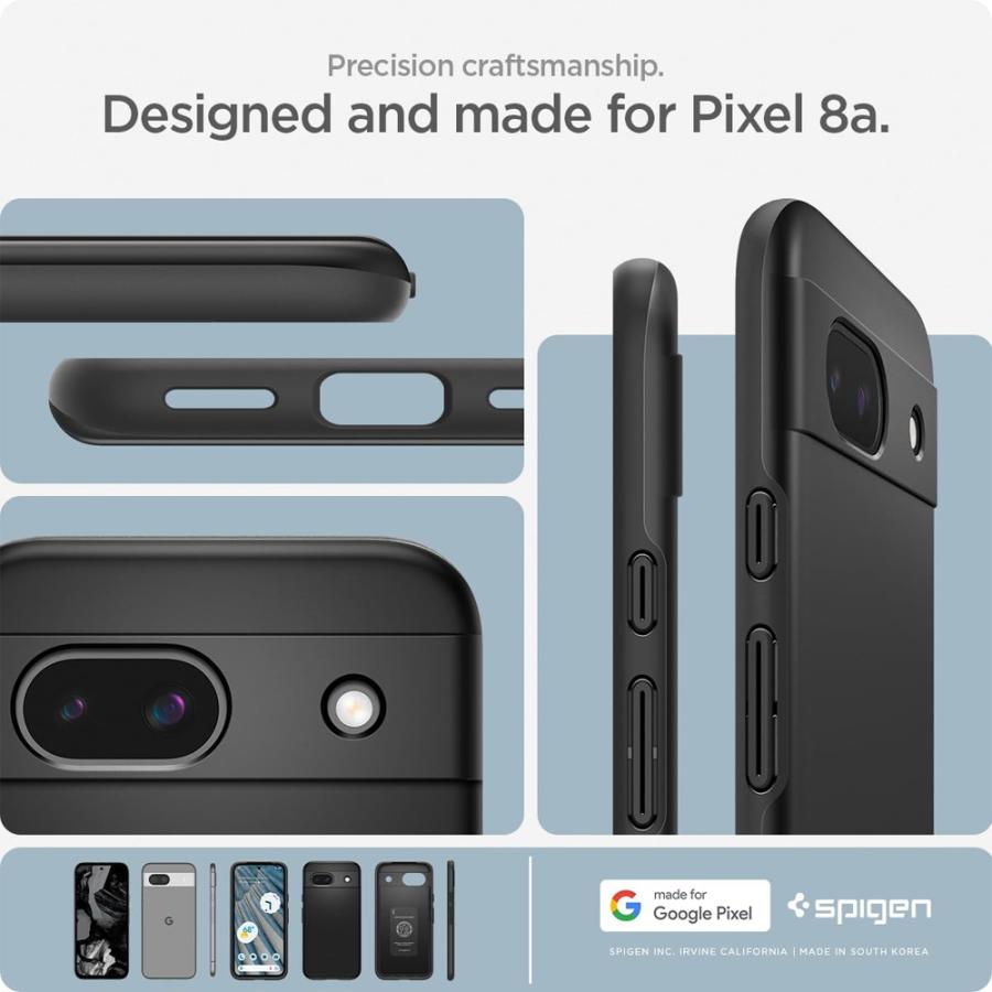 即納 Google Pixel 8a ケース Spigen シュピゲン シンフィット