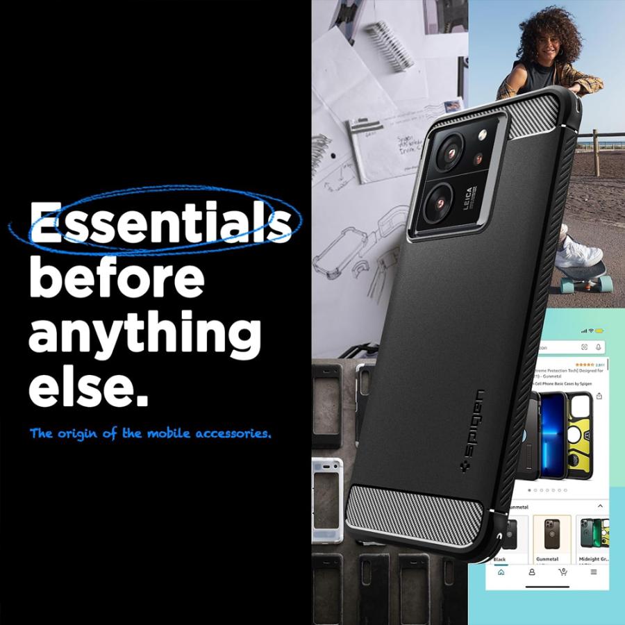 即納 Xiaomi 13T/13T Pro Spigen シュピゲン ラギッドアーマー マット