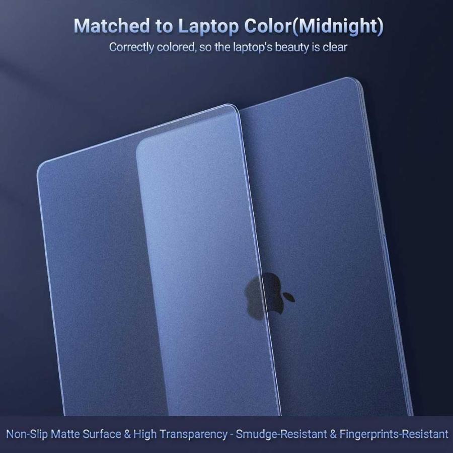 即納 MacBook Air 13.6 インチ カバー 全9色 シリコン PC ハード 薄型