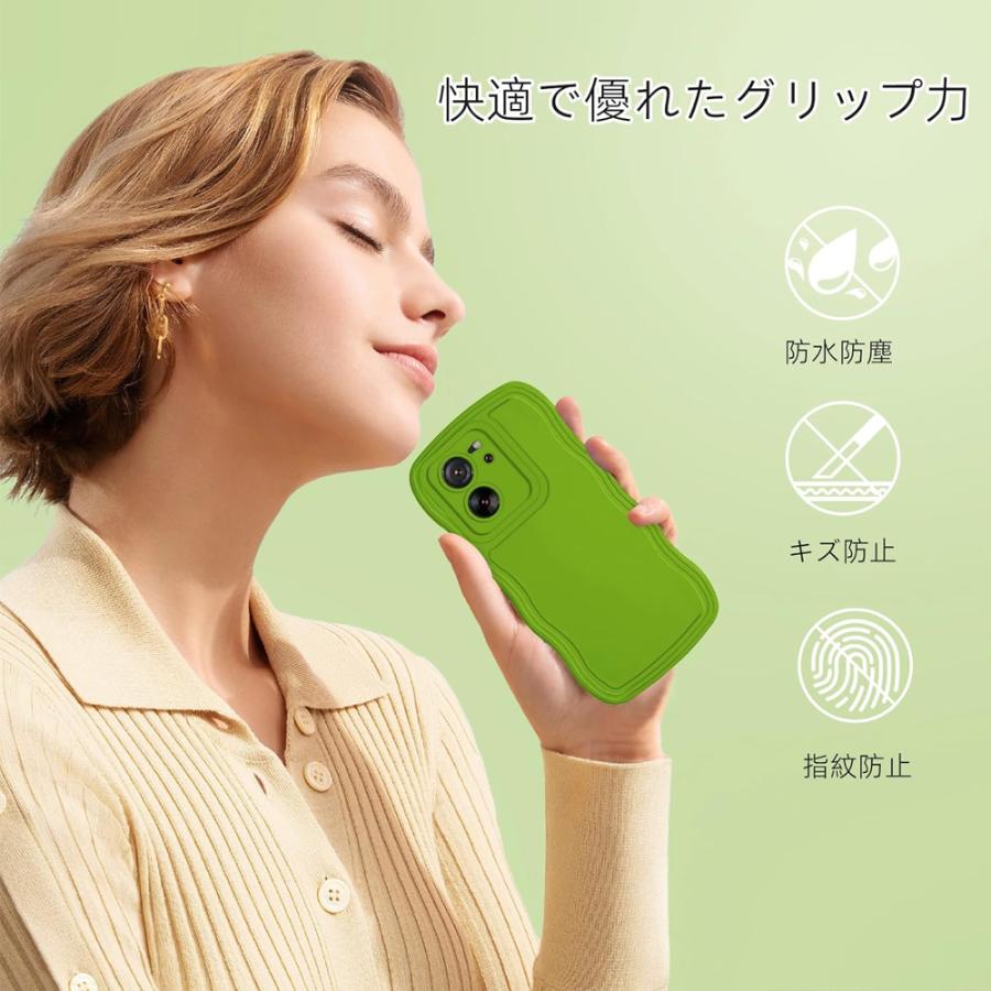 即納 Xiaomi 13T/13T Pro シリコン 波状 グリップ カメラ保護 薄型