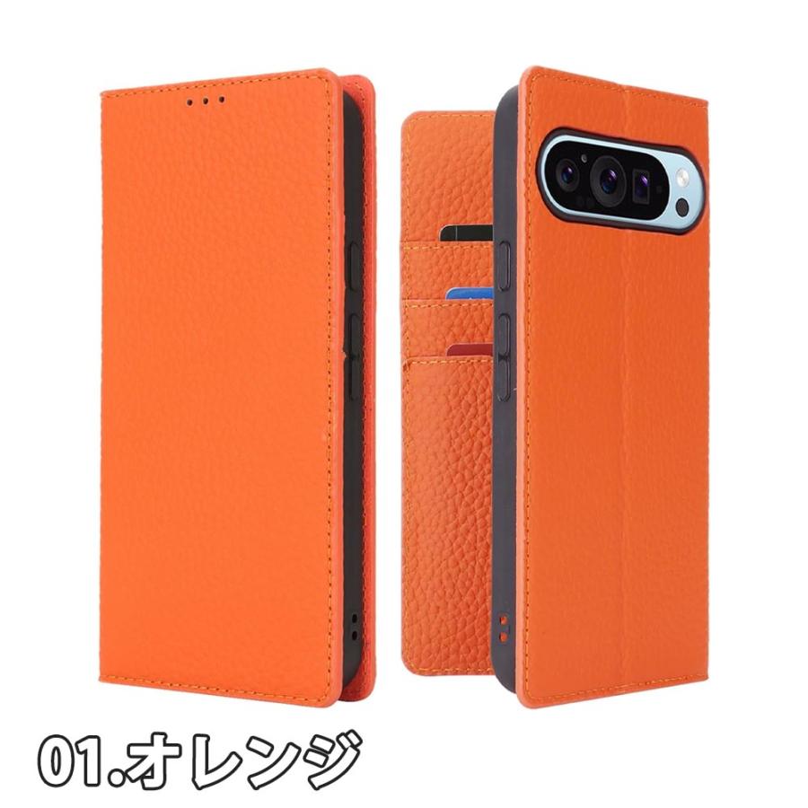 即納 グーグル ピクセル ケース 本革 手帳型 ストラップ付き Google