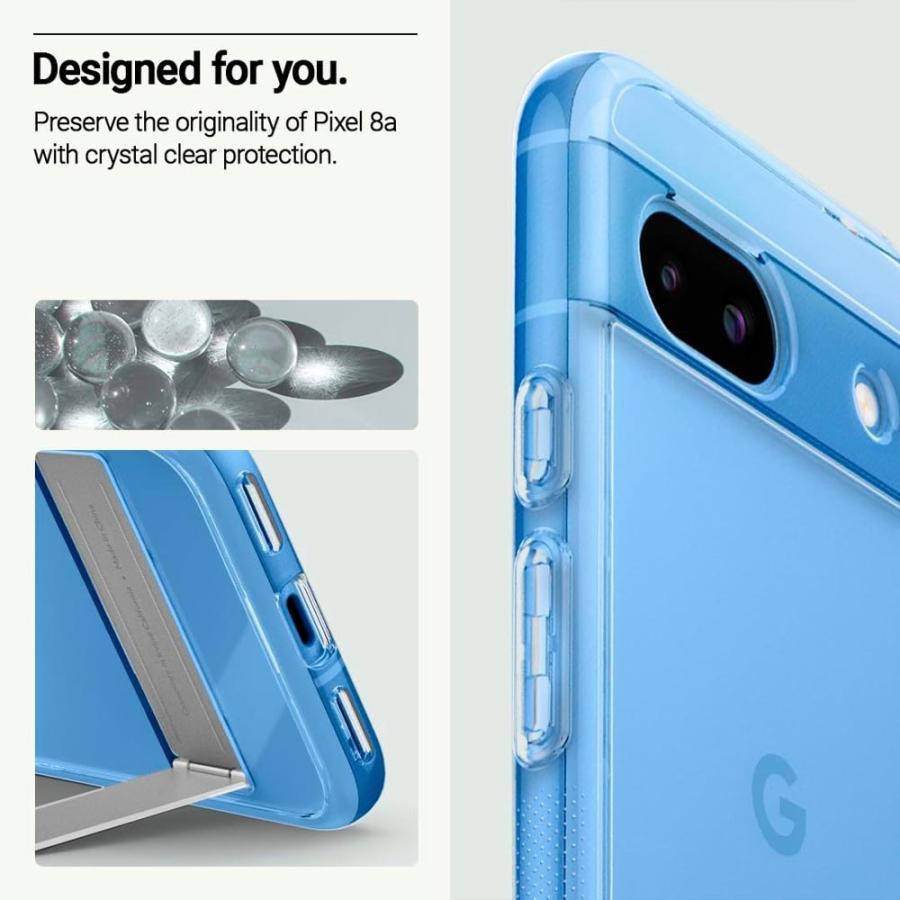 即納 グーグル ピクセル ケース TPU PC キックスタンド スタンド機能