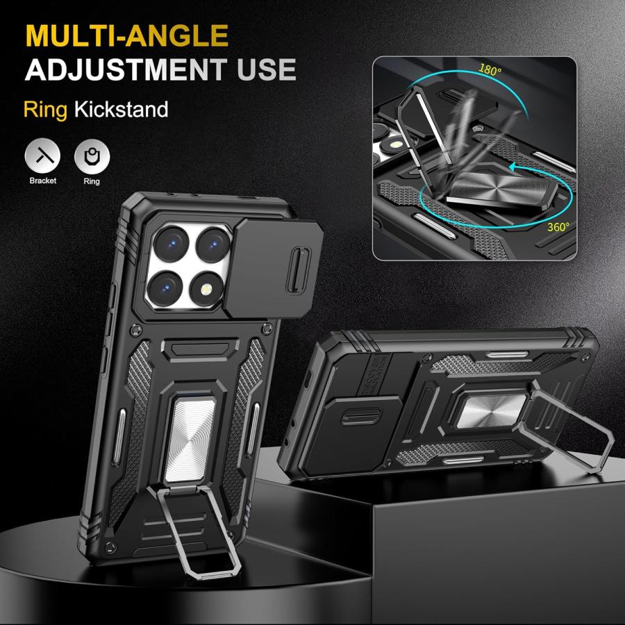 Xiaomi 14T Pro ブラック ケース付き XIAOMI 14T Proケース カバー 黒 ブラック 耐衝撃 マット ソフトケース