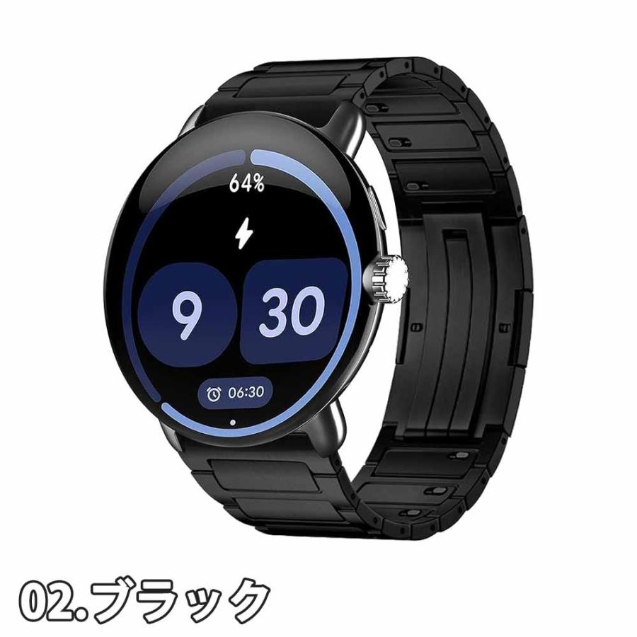 グーグル ピクセル ウォッチ チタン合金 折りたたみバックル サイズ