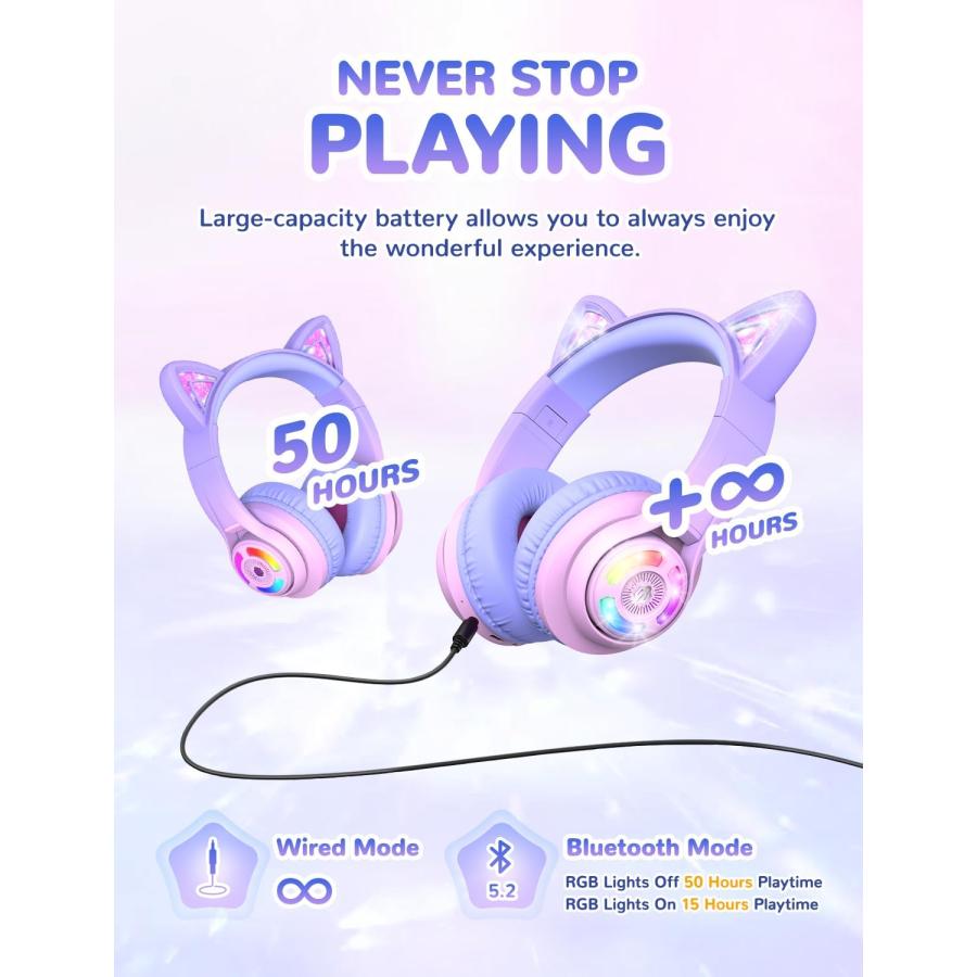 即納 ヘッドフォン ヘッドホン ヘッドセット キッズ 子供用 Bluetooth