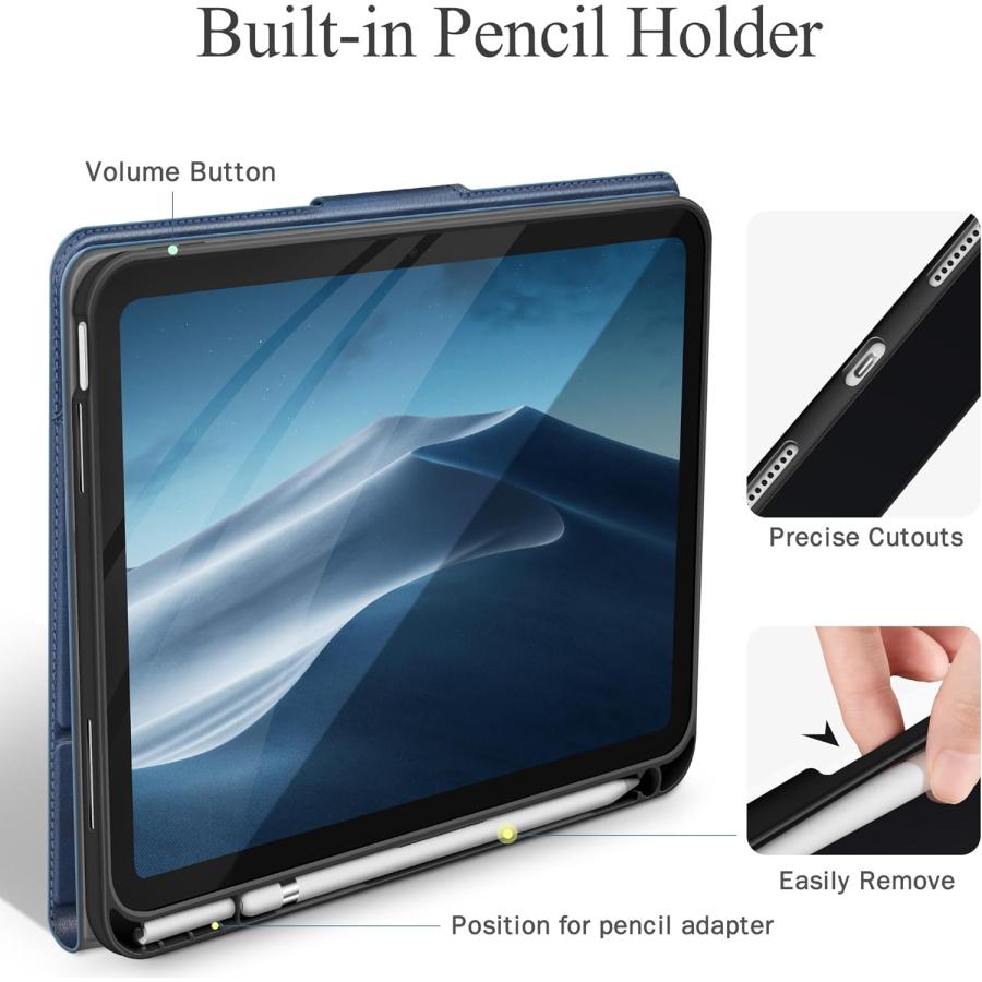 即納 iPad ケース 第11世代 (2025) / 10世代 (2022) 手帳型 TPU ペン