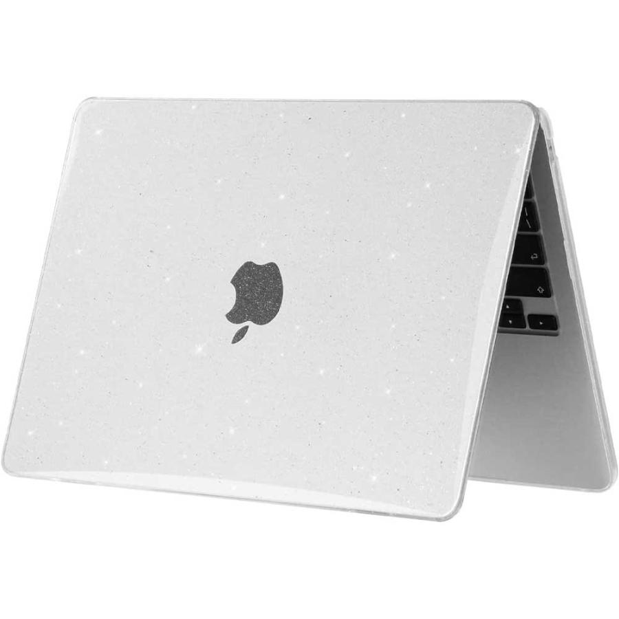 即納 MacBook Air 13.6 インチ カバー 全8色 PC キラキラ グリッター