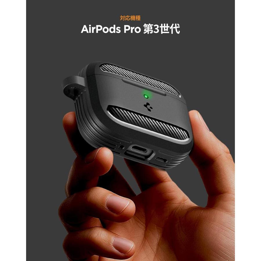 即納 AirPods Pro3 ケース TPU ワイヤレス充電対応 カラビナ付き 軽量