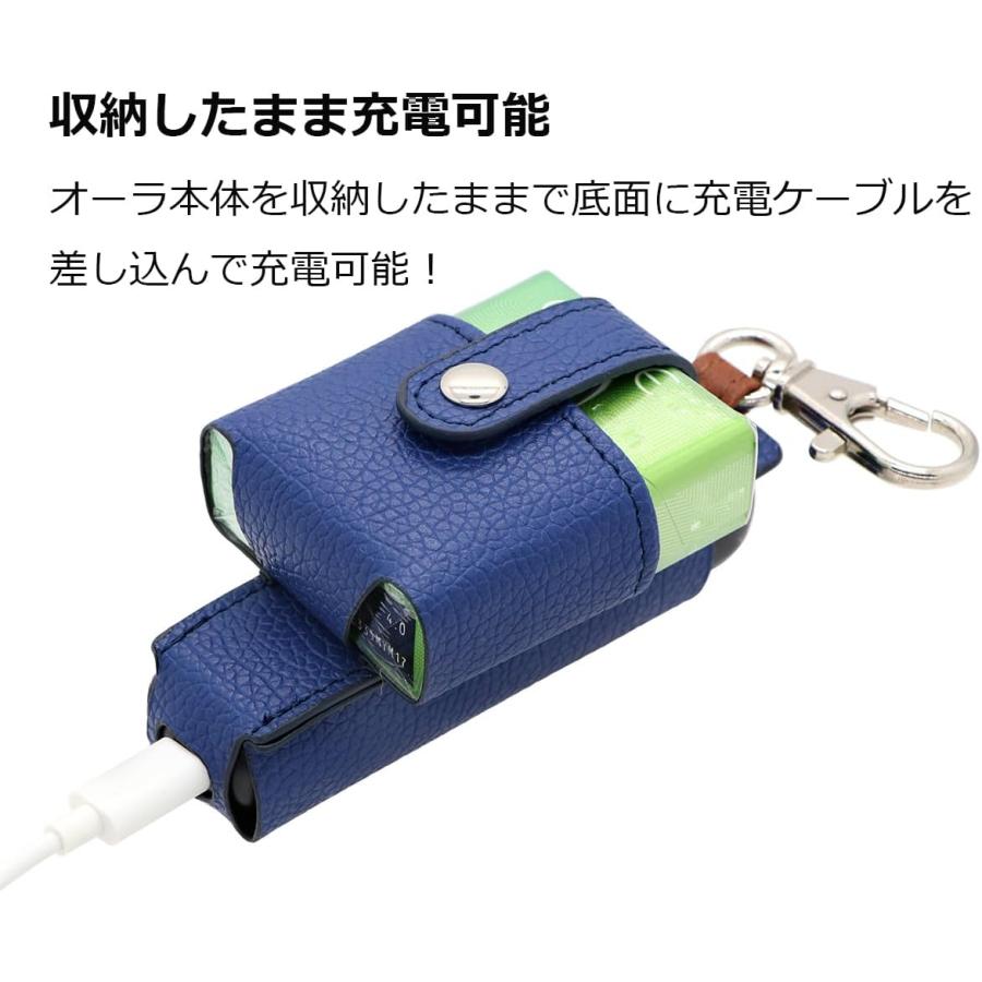 即納 プルーム オーラ Ploom AURA ケース カーボン デザイン カラビナ