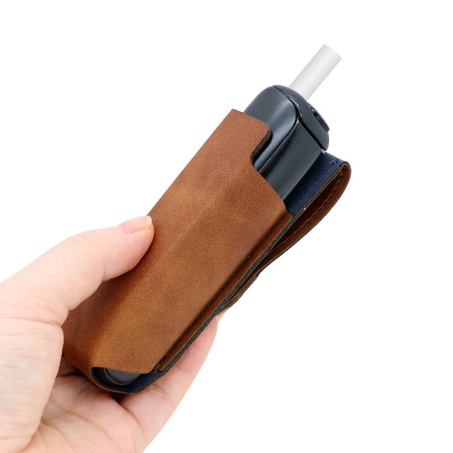 即納 プルーム オーラ Ploom AURA ケース PUレザー カラビナ付き 多