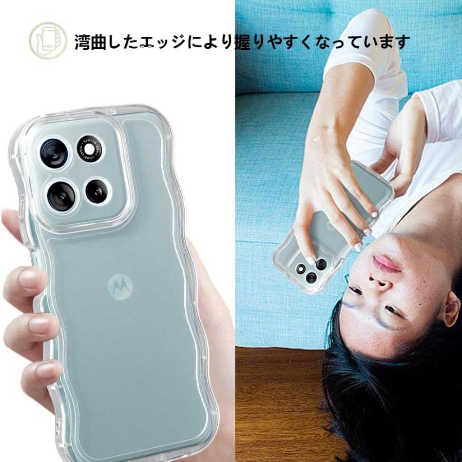 即納 motorola Moto G66J / G66Y G65 モトローラ TPU クリア 透明