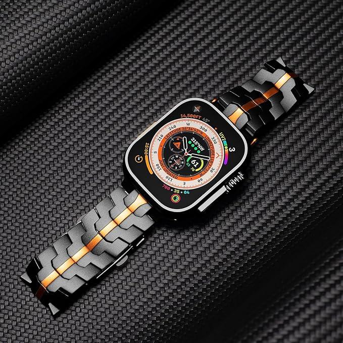 即納 アップルウォッチ ベルト チタン合金 防水 防汗 バンド 全5色 