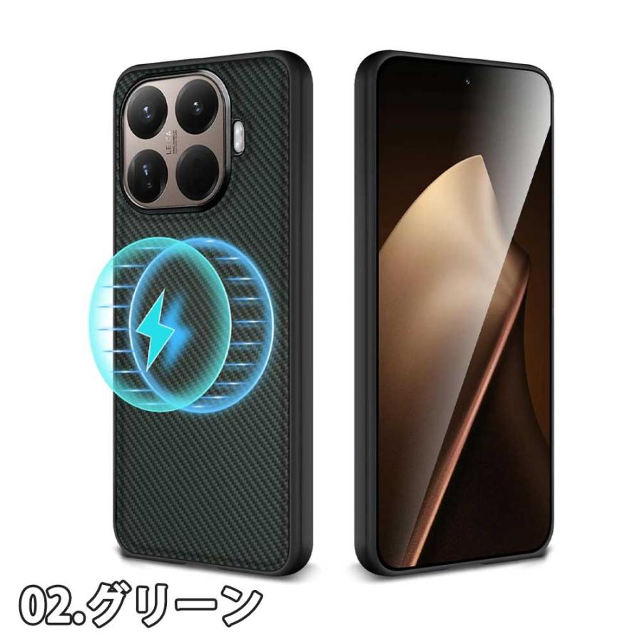 即納 Xiaomi 15T/15T Pro PC 軽量 薄型 ワイヤレス充電 Magsafe