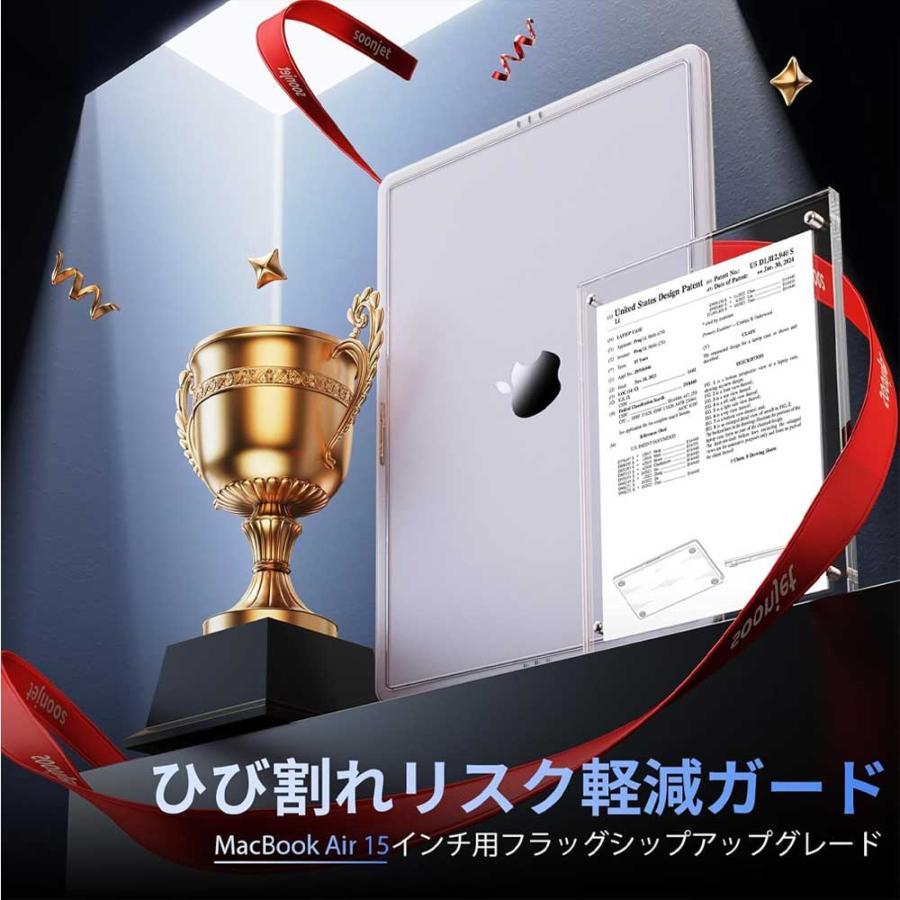 即納 マックブック エアー 15インチ カバー PC ハード 全4色 MacBook