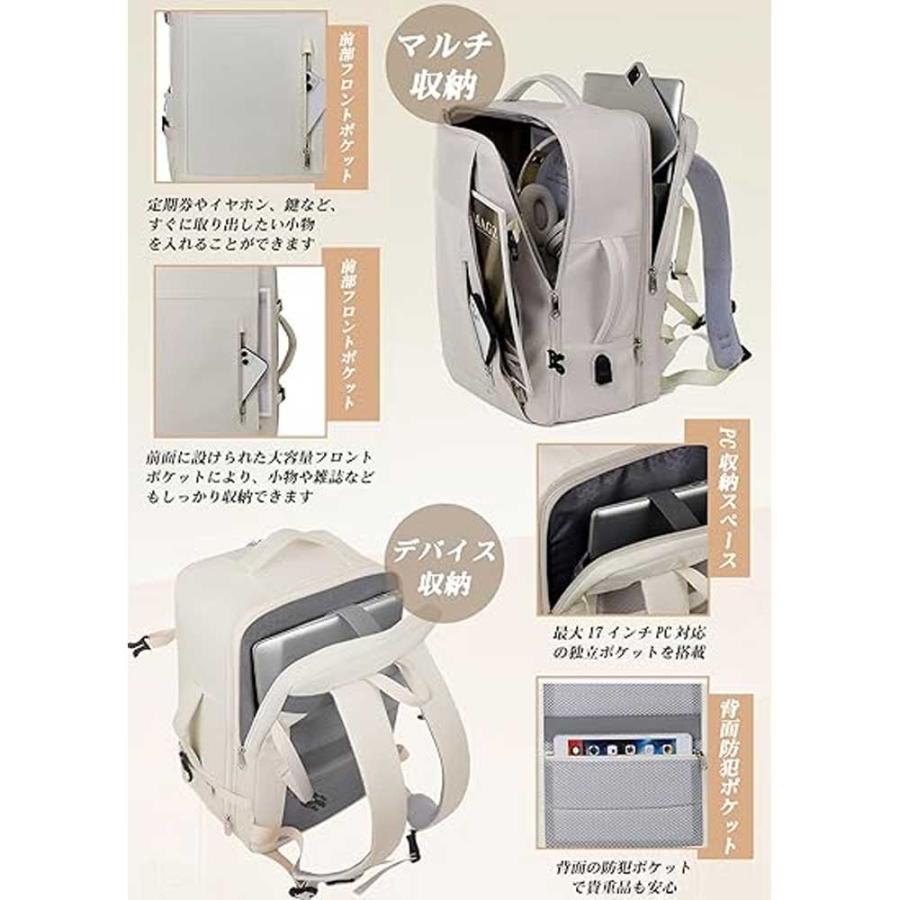 即納 リュック バックパック パソコンバッグ 大容量 4WAY 乾湿分離 