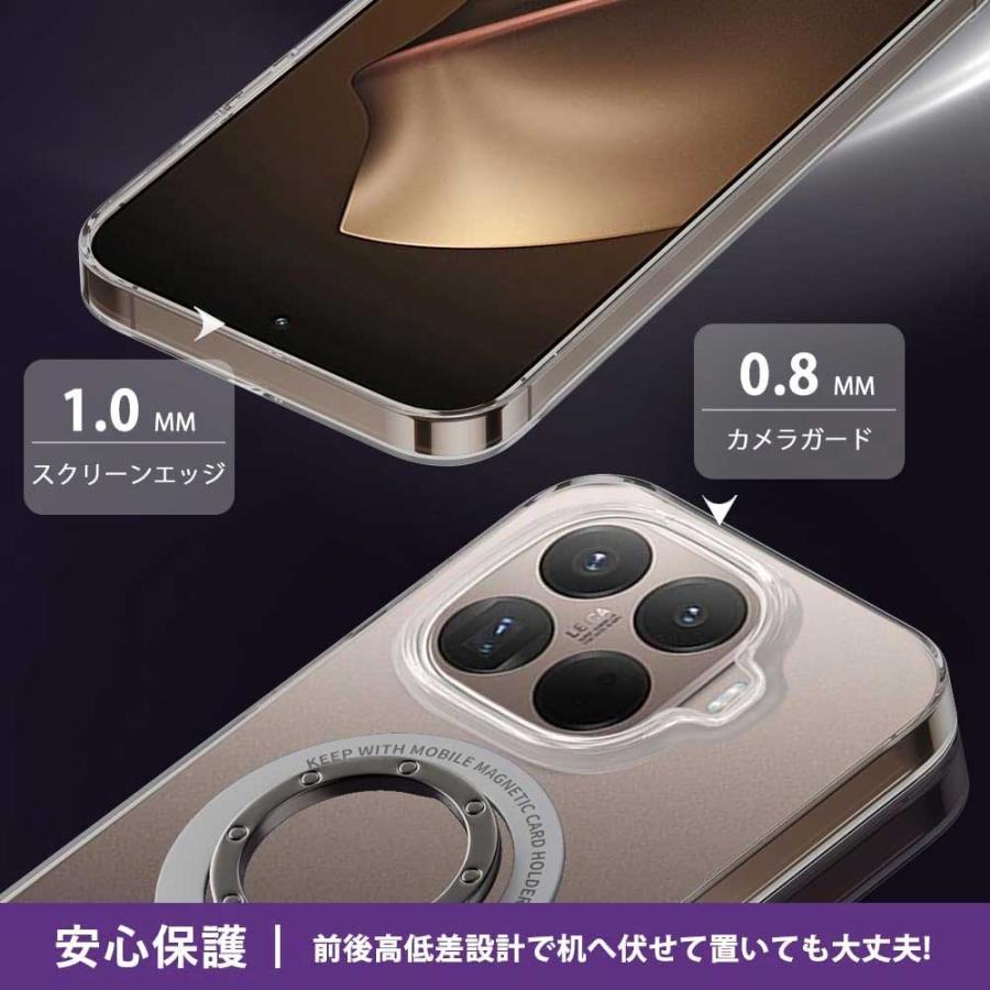 即納 Xiaomi 15T/15T Pro シリコン スタンド機能 Magsafe マグセーフ