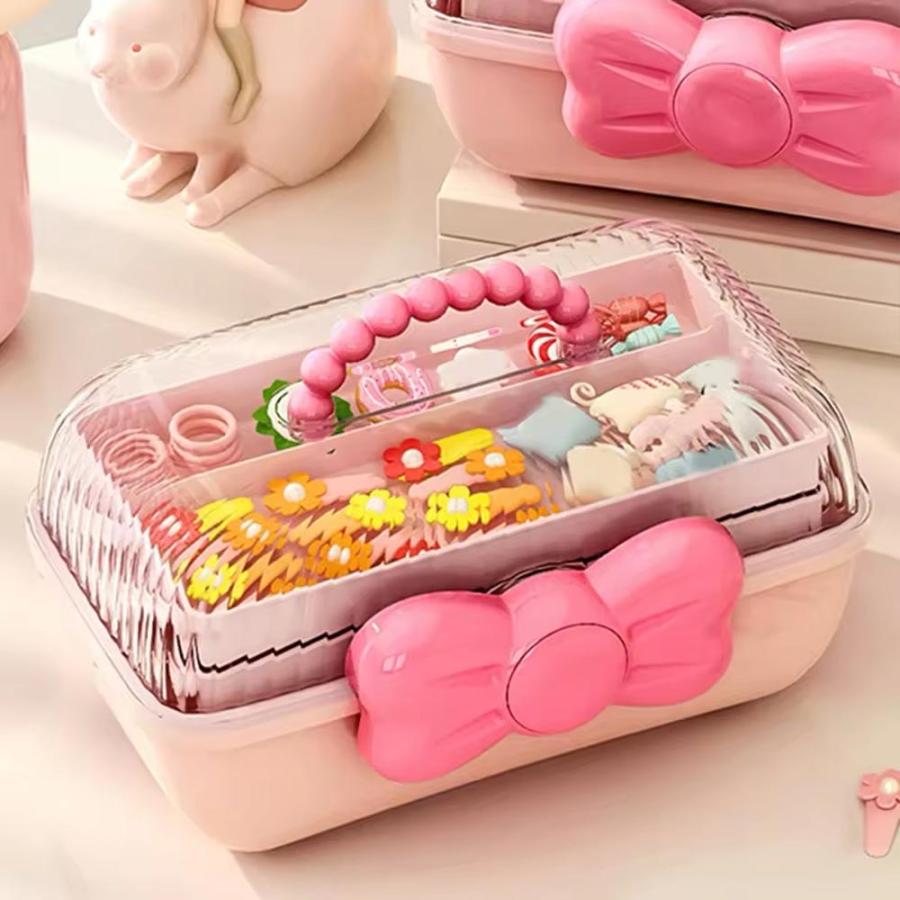 ジュエリーボックス アクセサリーケース ネックレスケース PC リボン