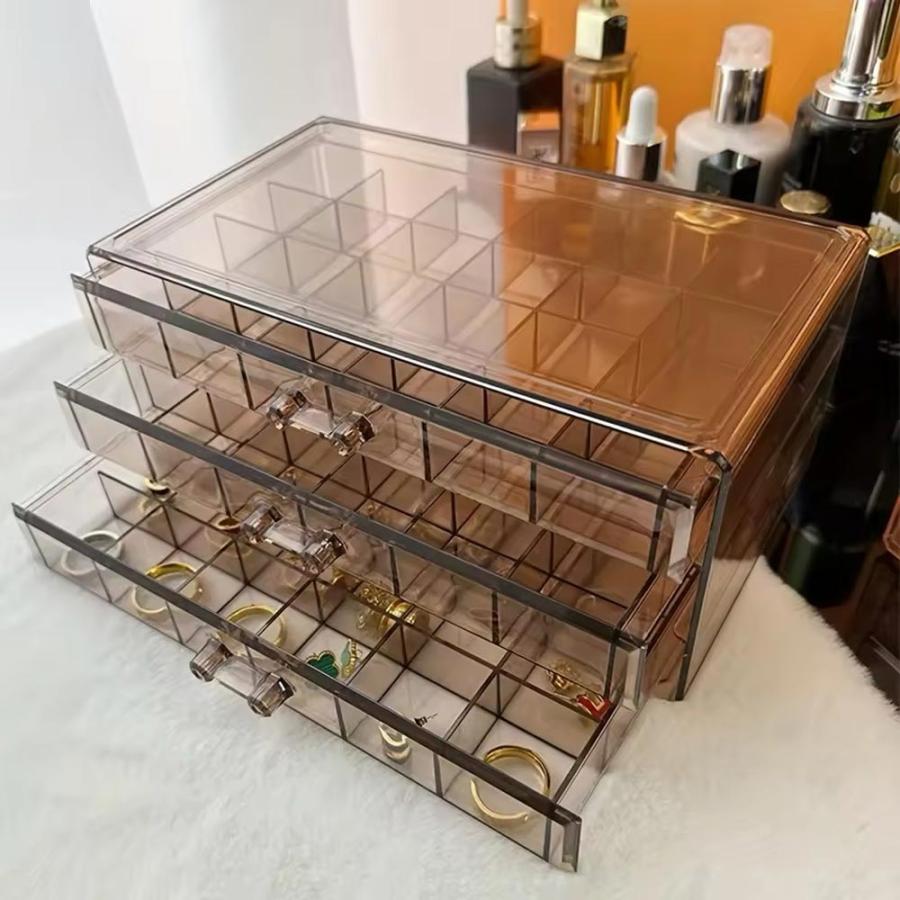 ジュエリーボックス アクセサリーケース ネックレスケース PC クリア