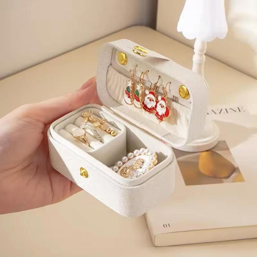 ジュエリーボックス アクセサリーケース ネックレスケース PUレザー 全