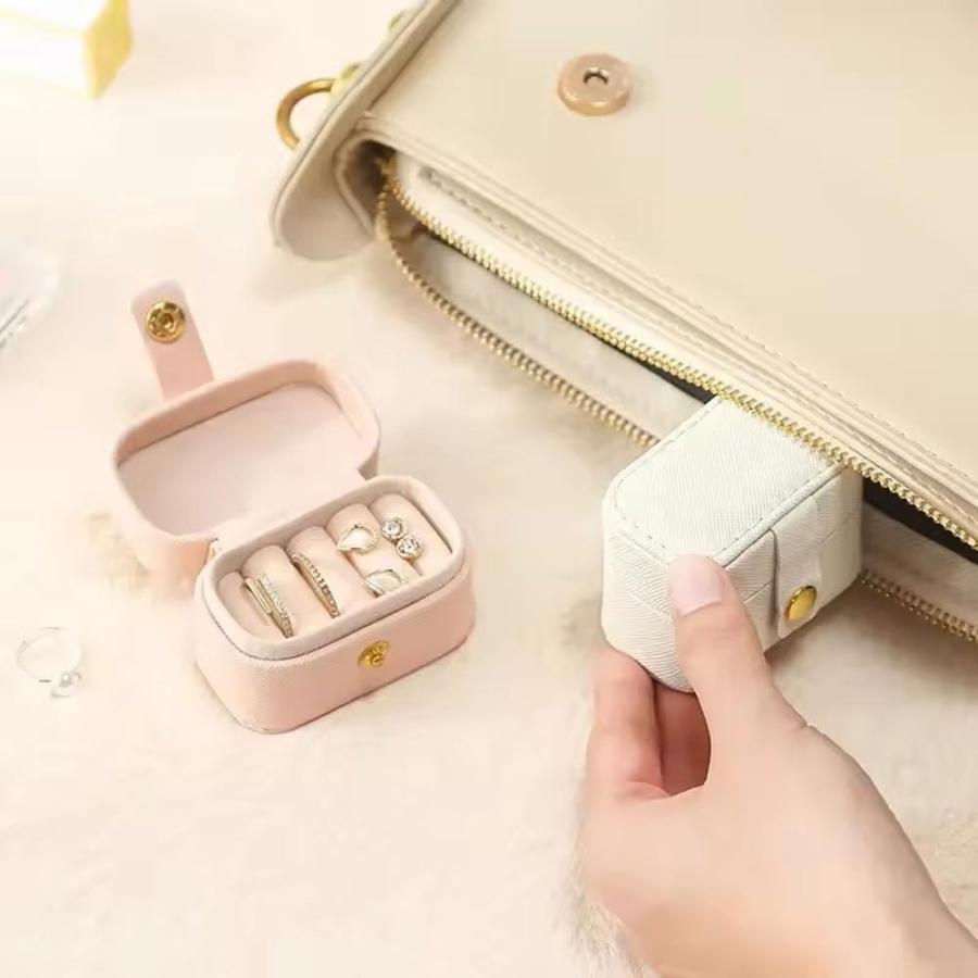 ジュエリーボックス アクセサリーケース ネックレスケース PUレザー 全