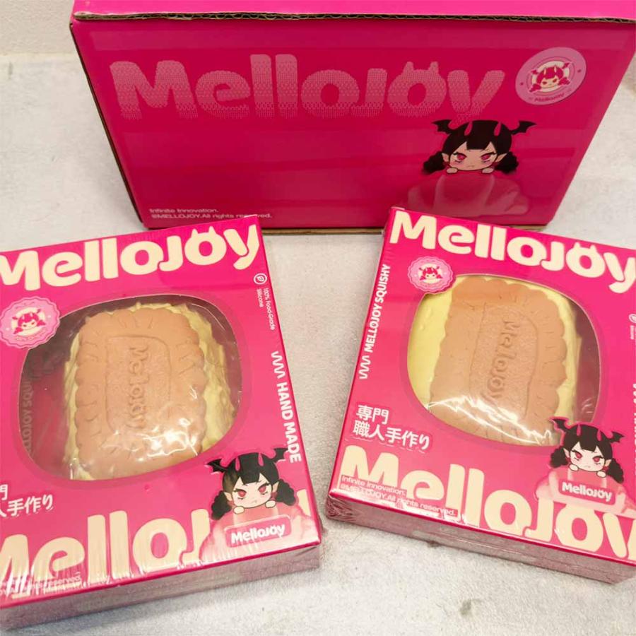 即納 メロジョイ Mellojoy スクイーズ キャラメルクリームクッキー 1個